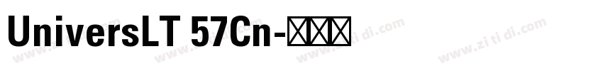 UniversLT 57Cn字体转换